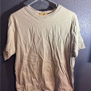 Men's Casual Tan T-Shirt